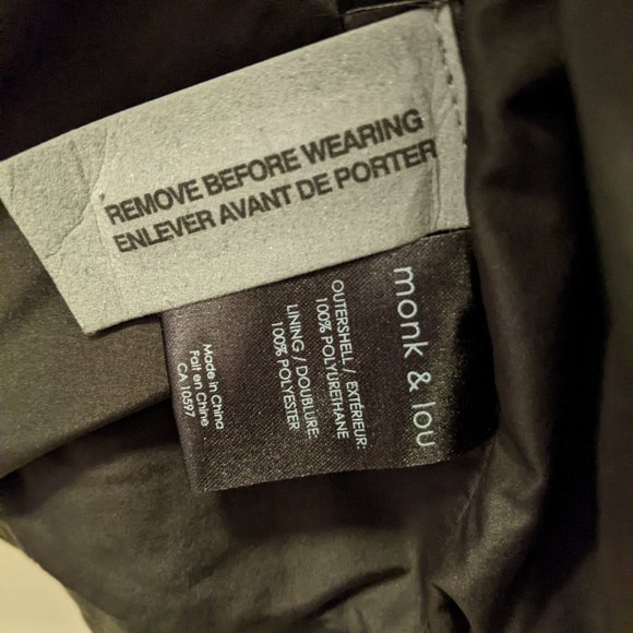 Monk & Lou Vegan Leather Jacket - Picture 4 of 5